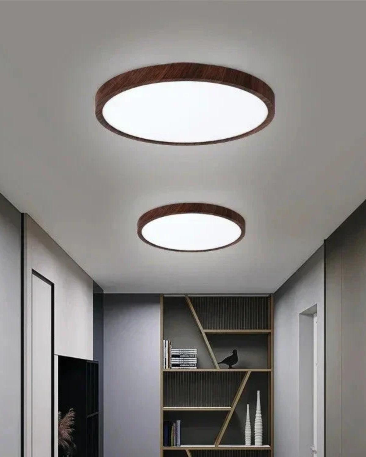 Plafoniera LED Sottile con Montaggio a Filo Moderno per un’Illuminazione Elegante