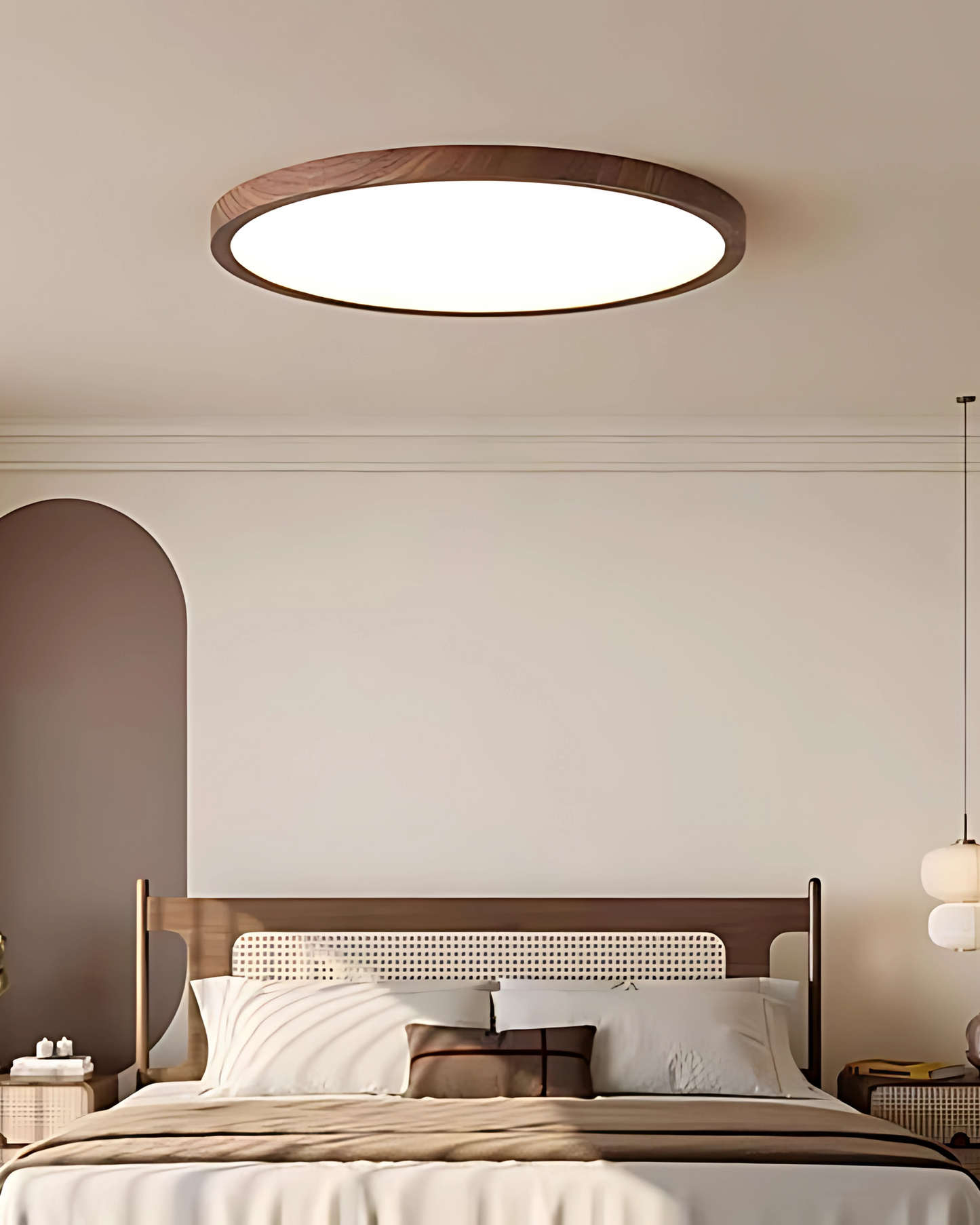 Plafoniera LED Sottile con Montaggio a Filo Moderno per un’Illuminazione Elegante