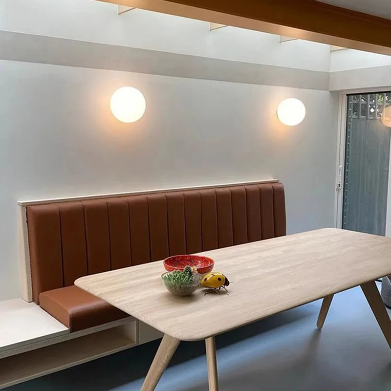 Plafoniera – Moderna lampada da soffitto rotonda in vetro e alluminio a luce soffusa