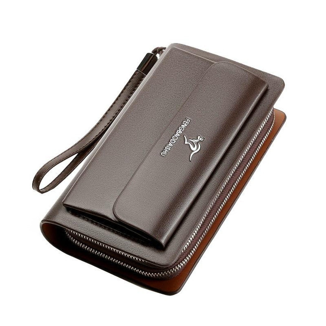 Pochette da uomo in pelle PU