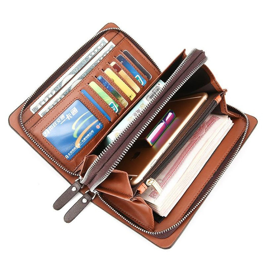 Pochette da uomo in pelle PU