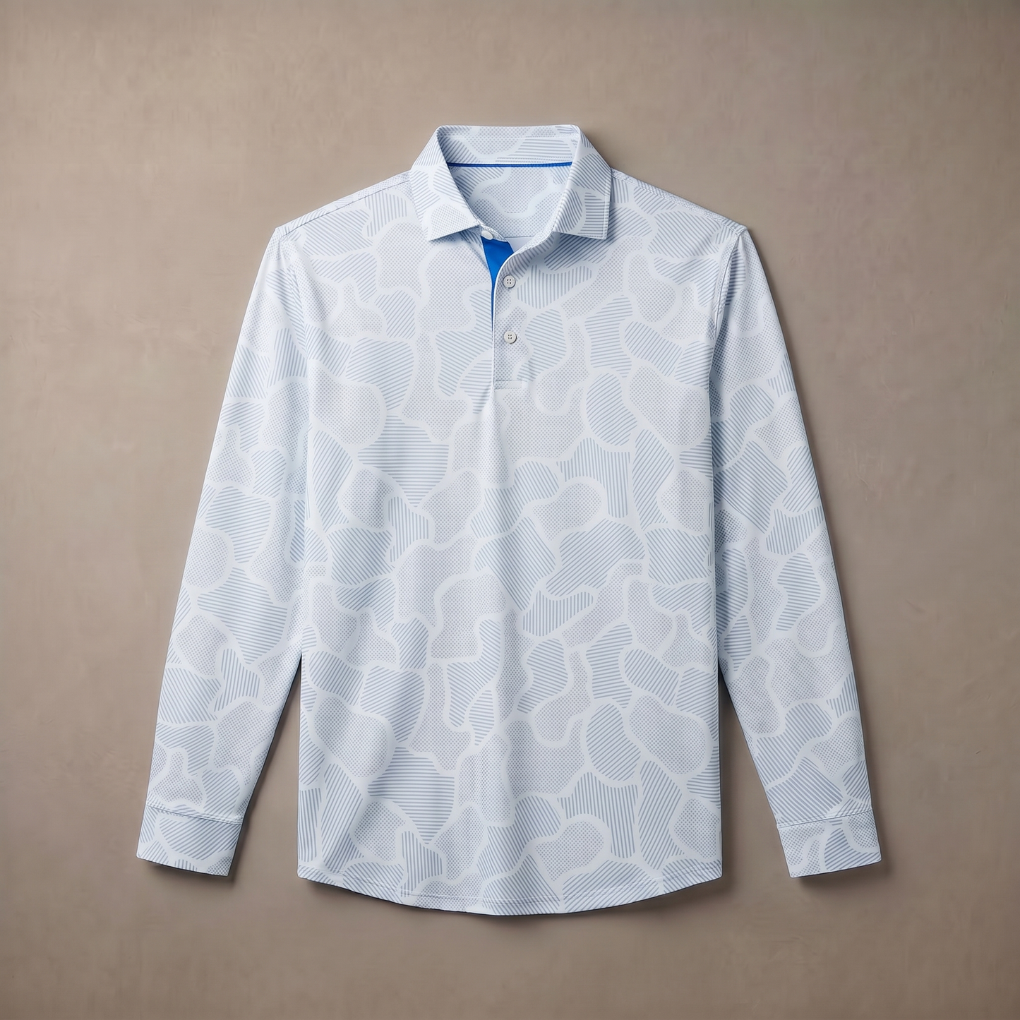 Polo da Uomo a Maniche Lunghe | Traspirante UPF 50 | Elasticità 4-Way