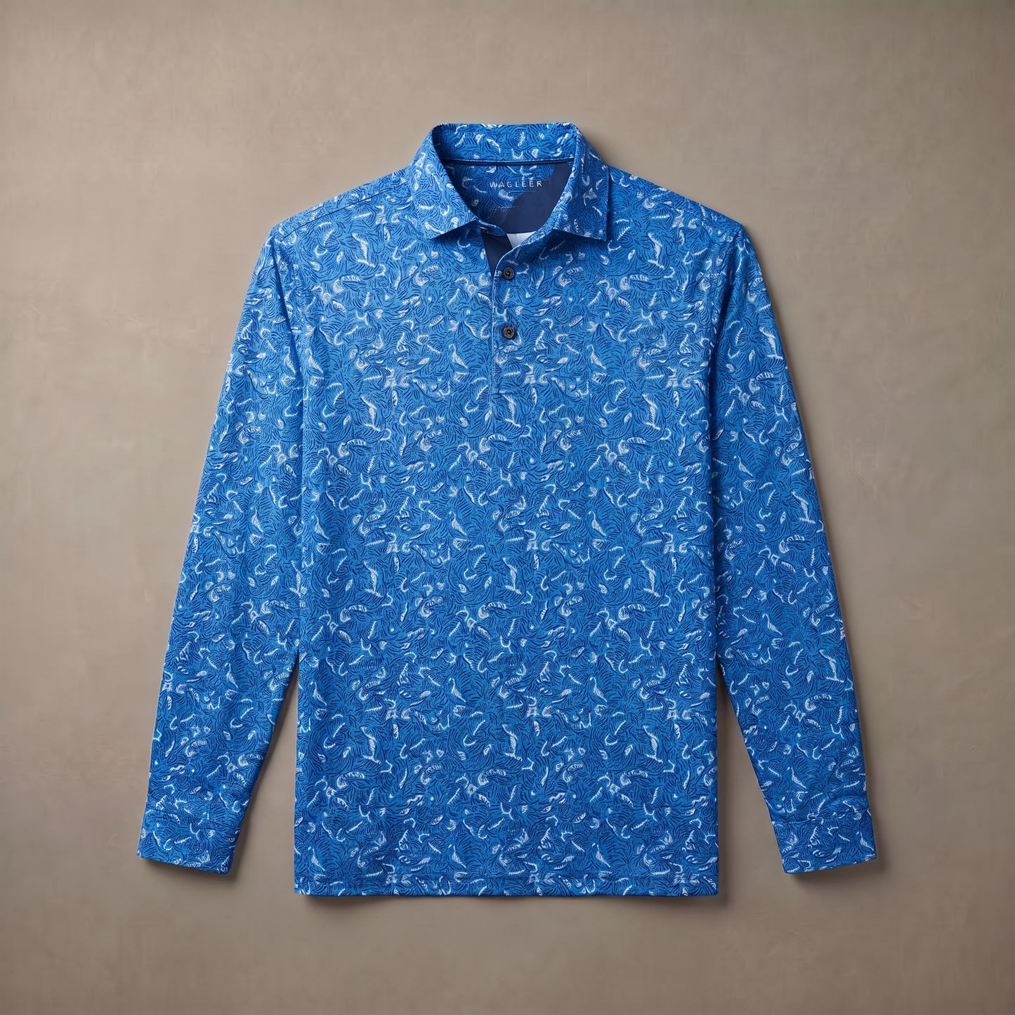 Polo da Uomo a Maniche Lunghe | Traspirante UPF 50 | Elasticità 4-Way