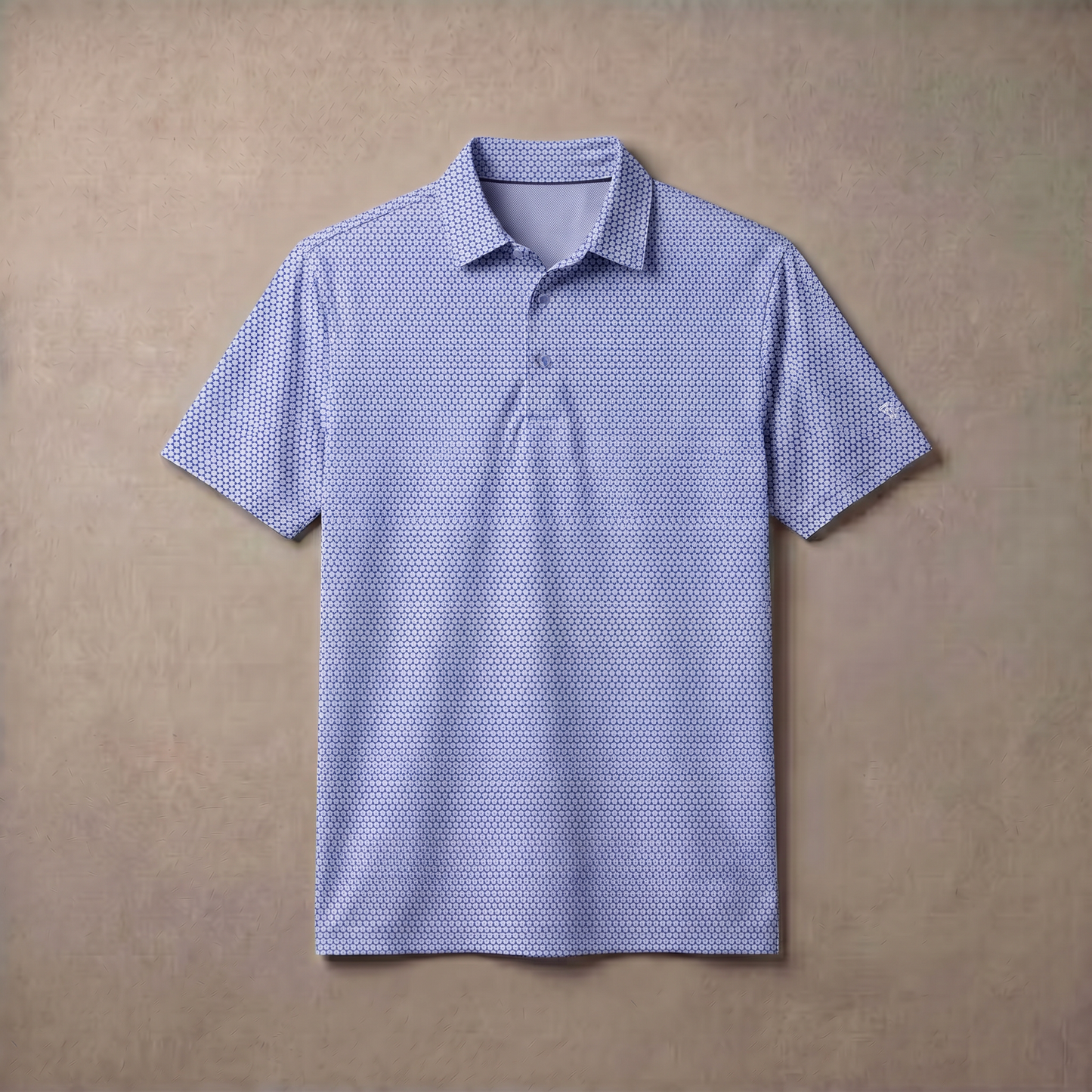 Polo da uomo in jacquard | Traspirante con protezione UPF 50