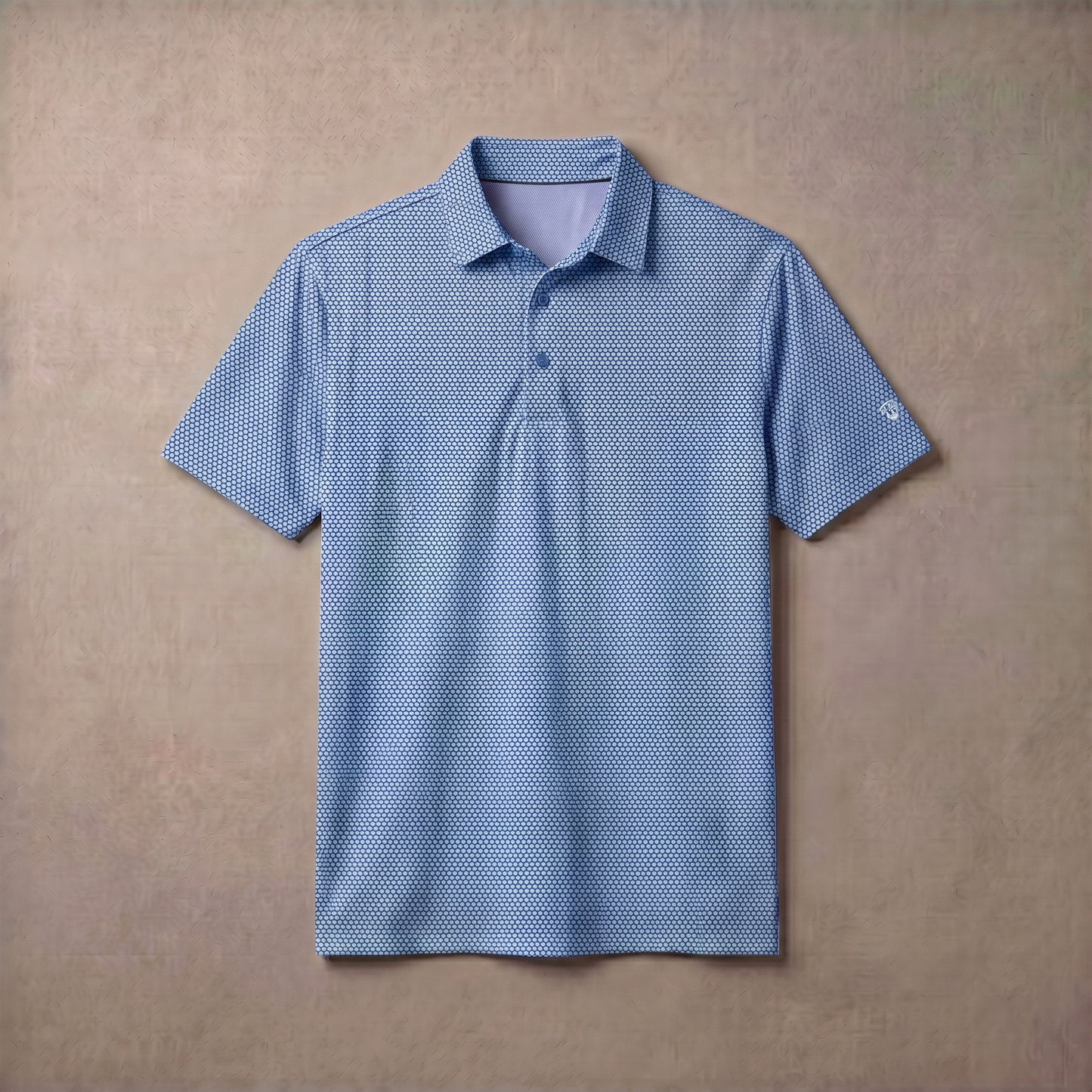 Polo da uomo in jacquard | Traspirante con protezione UPF 50