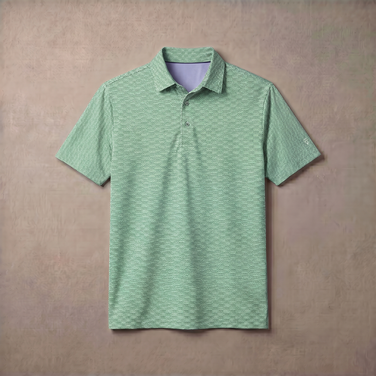 Polo da uomo in jacquard | Traspirante con protezione UPF 50