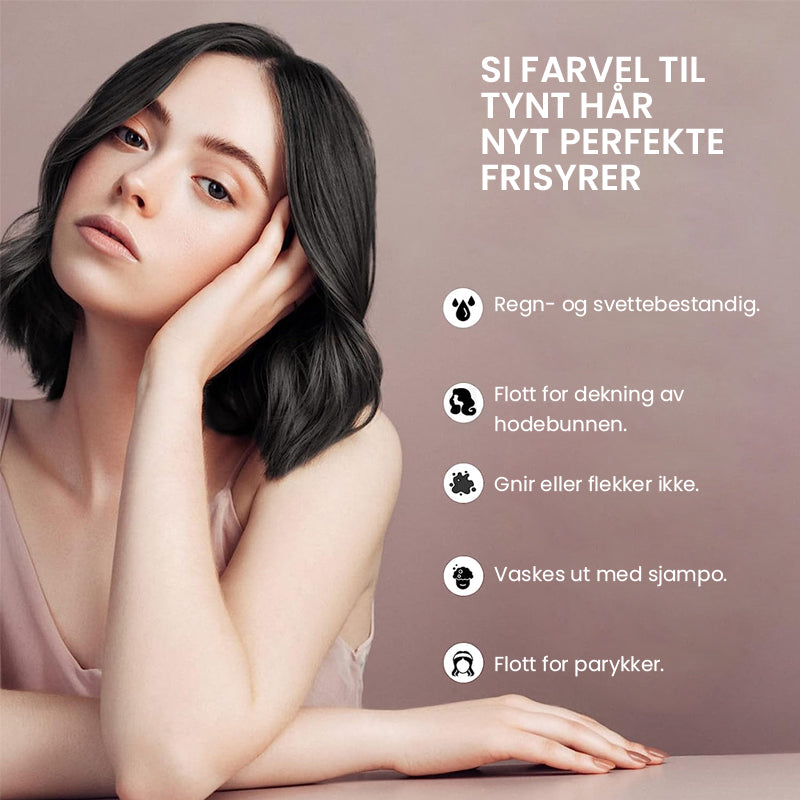 Polvere Colorante per Capelli per Volume e Copertura dei Capelli Bianchi