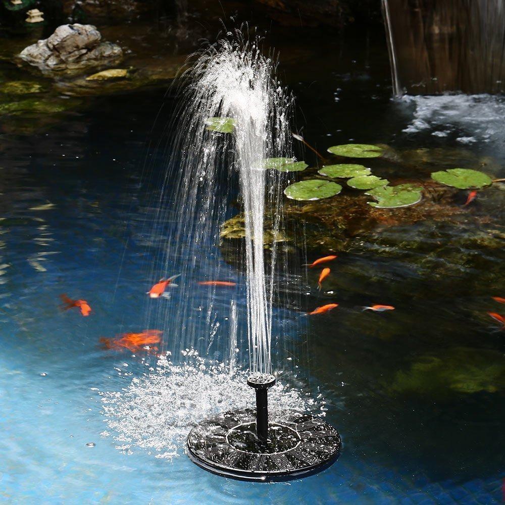 Pompa Solare per Fontana – Per Laghetto, Bagno per Uccelli o Decorazione da Giardino