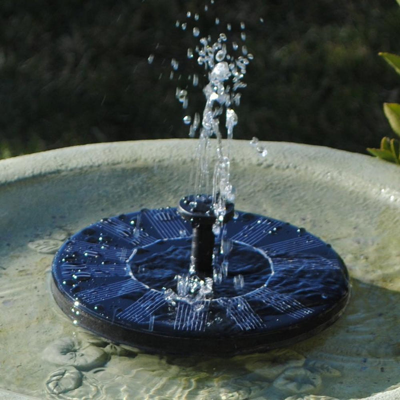 Pompa Solare per Fontana – Per Laghetto, Bagno per Uccelli o Decorazione da Giardino