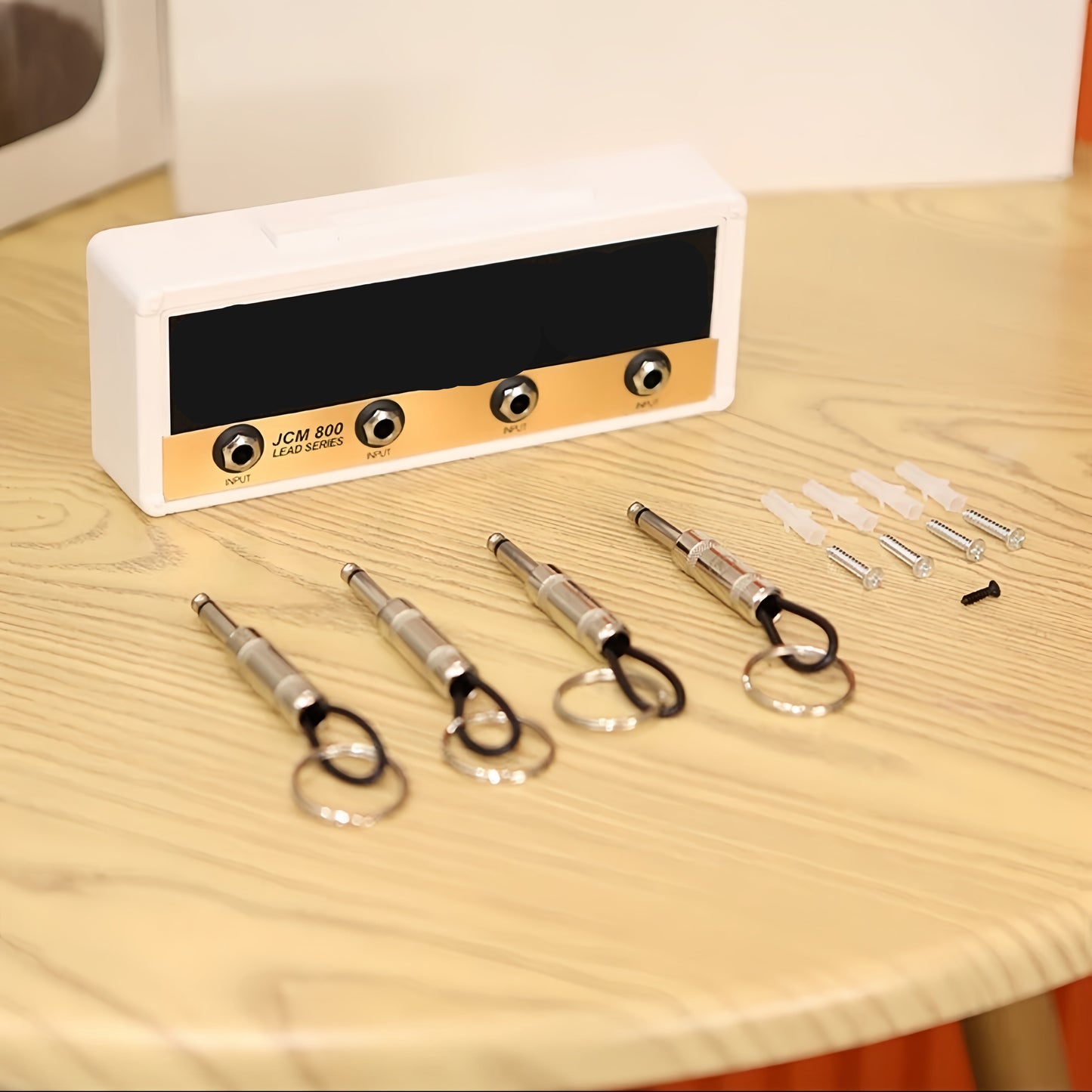 Portachiavi da parete a forma di amplificatore per appassionati di musica