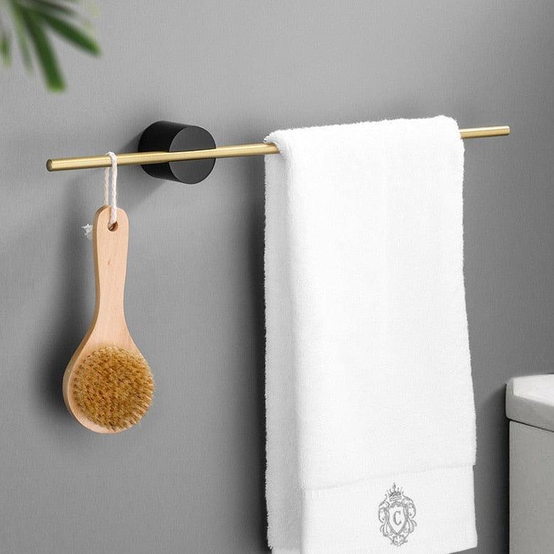 Portasciugamani Moderno in Metallo con Asta Regolabile – Design Elegante per il Bagno