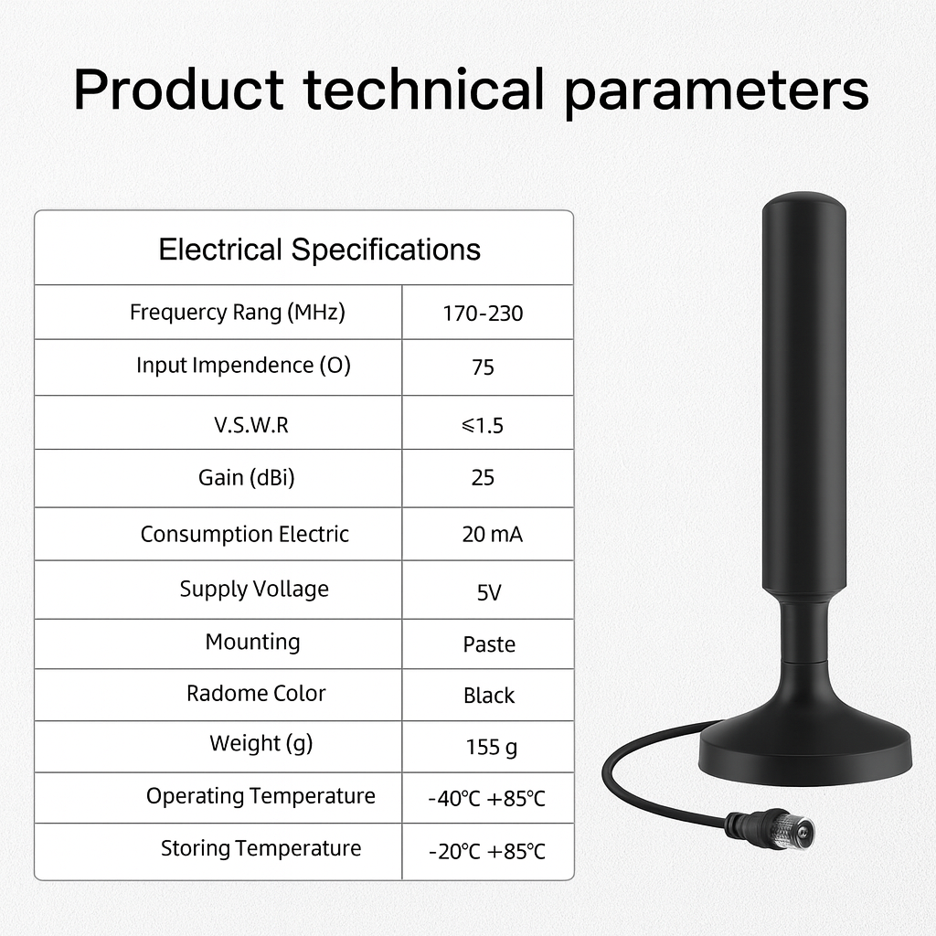 Potente antenna TV HD