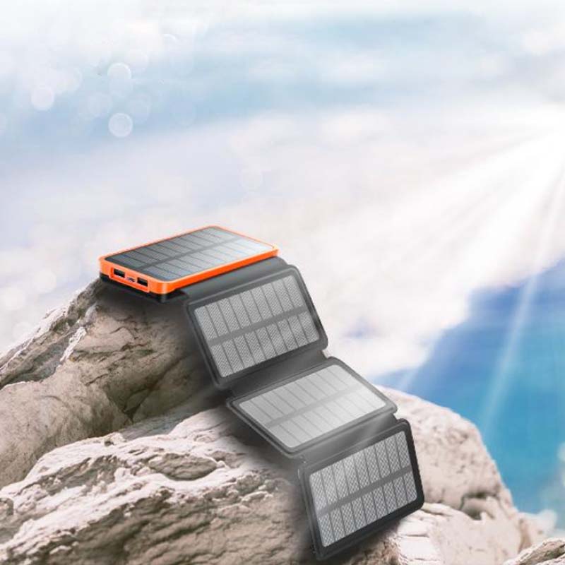 Power Bank Solare Impermeabile e Pieghevole