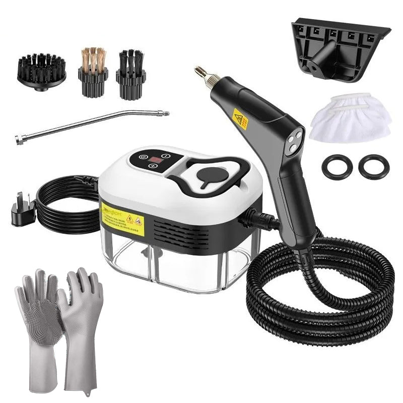 Pulitore a vapore ad alta pressione da 2500 W con 4 ugelli