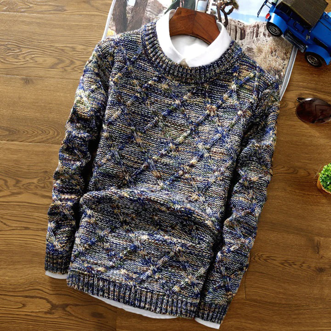 Pullover da Uomo in Maglia Girocollo