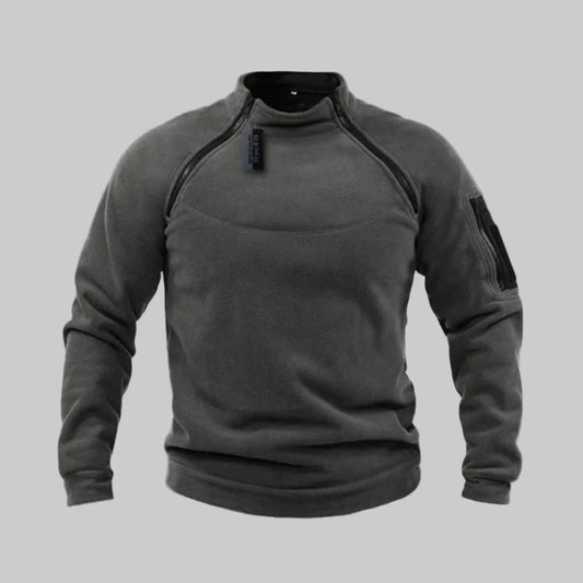 Pullover da uomo in pile – Strato funzionale per outdoor e uso sul campo