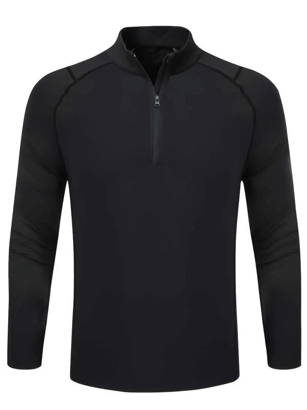 Pullover sportivo e funzionale da uomo con mezza zip