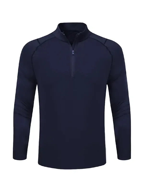 Pullover sportivo e funzionale da uomo con mezza zip