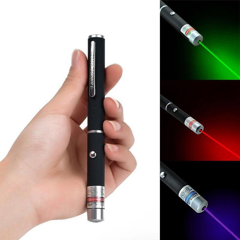 Puntatore Laser ad Alte Prestazioni Multicolore – Rosso, Verde, Blu-Viola