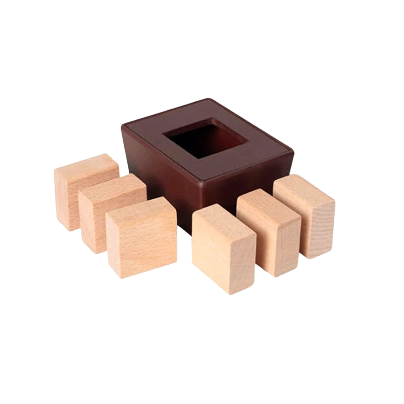 Puzzle 3D in Legno per Allenamento Cerebrale e Sviluppo delle Abilità Logiche