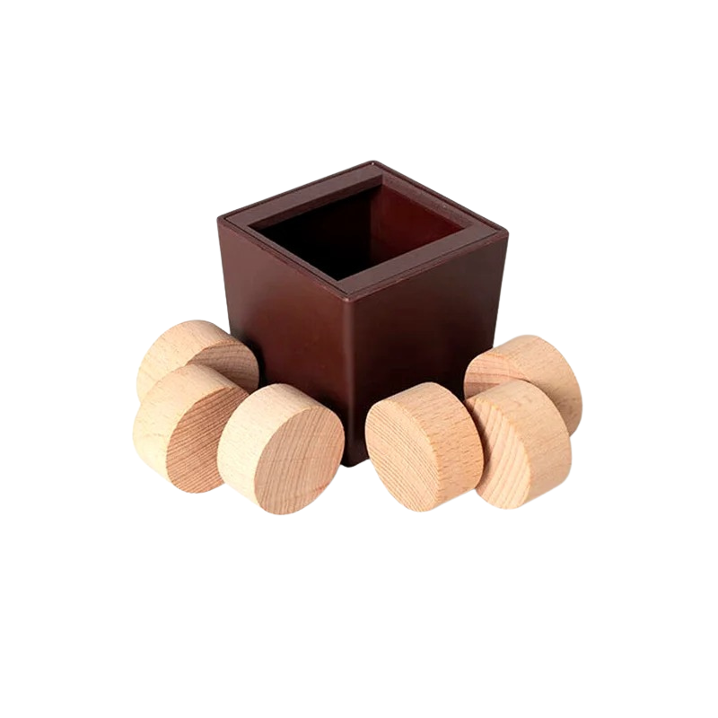 Puzzle 3D in Legno per Allenamento Cerebrale e Sviluppo delle Abilità Logiche
