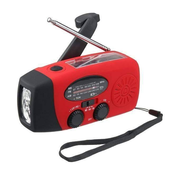 Radio di emergenza a manovella con torcia e power bank