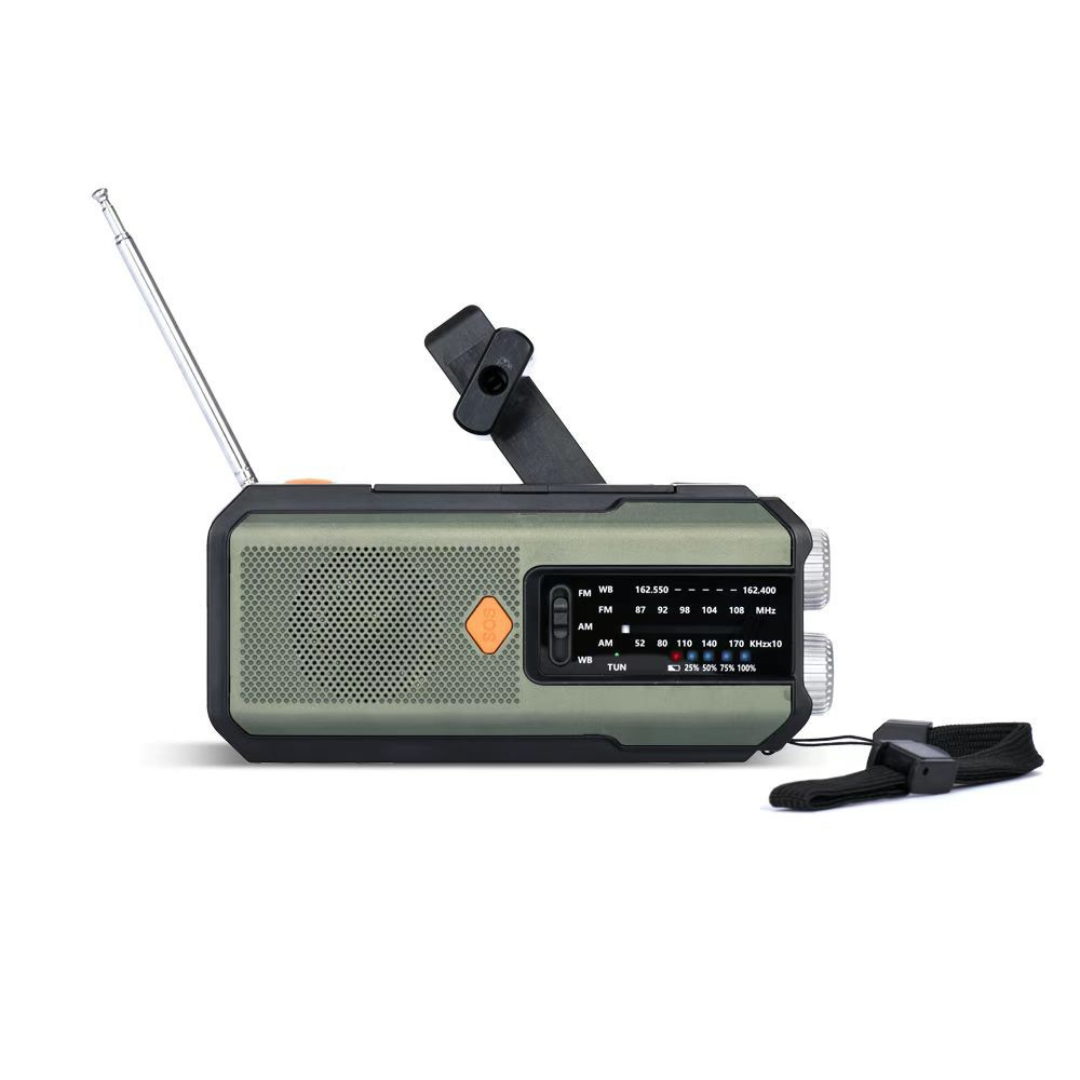 Radio portatile a manovella