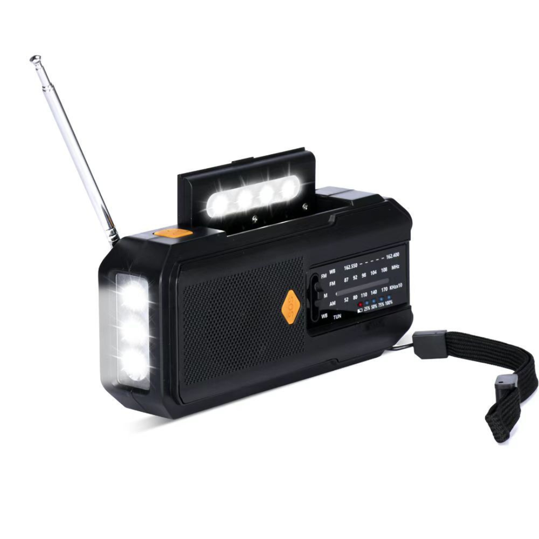 Radio portatile a manovella