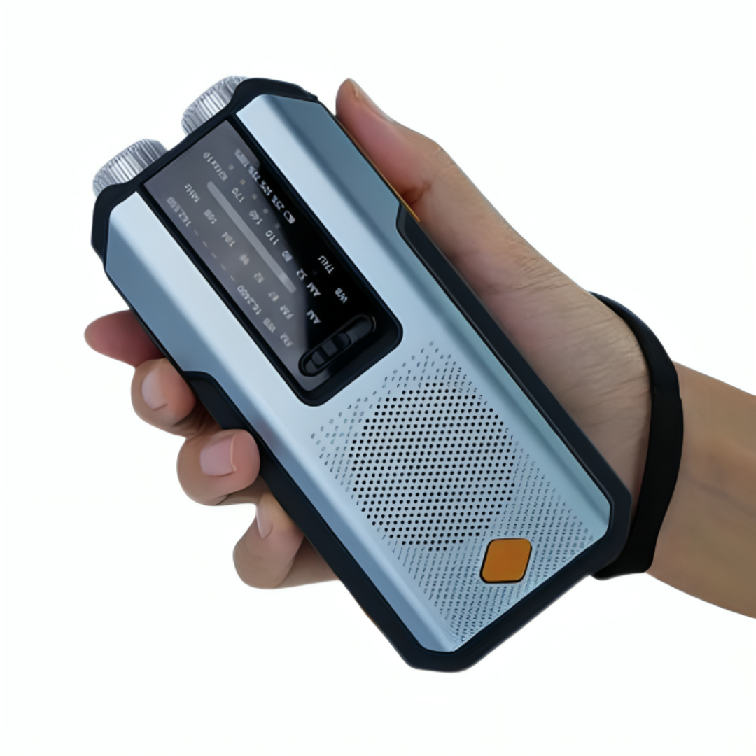 Radio portatile a manovella