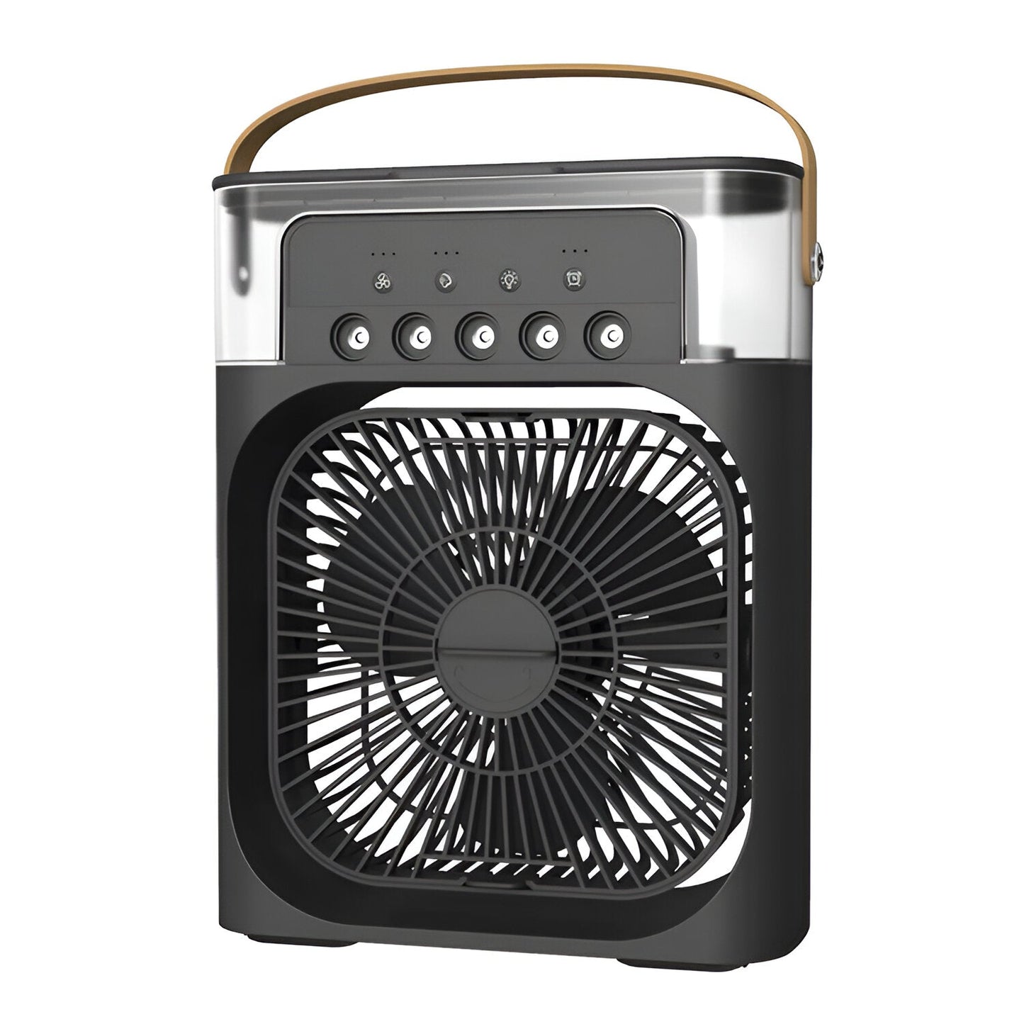 Raffrescatore d'aria e umidificatore 3 in 1 – Portatile, velocità di ventilazione regolabile, ideale per camere da letto, uffici e piccoli ambienti