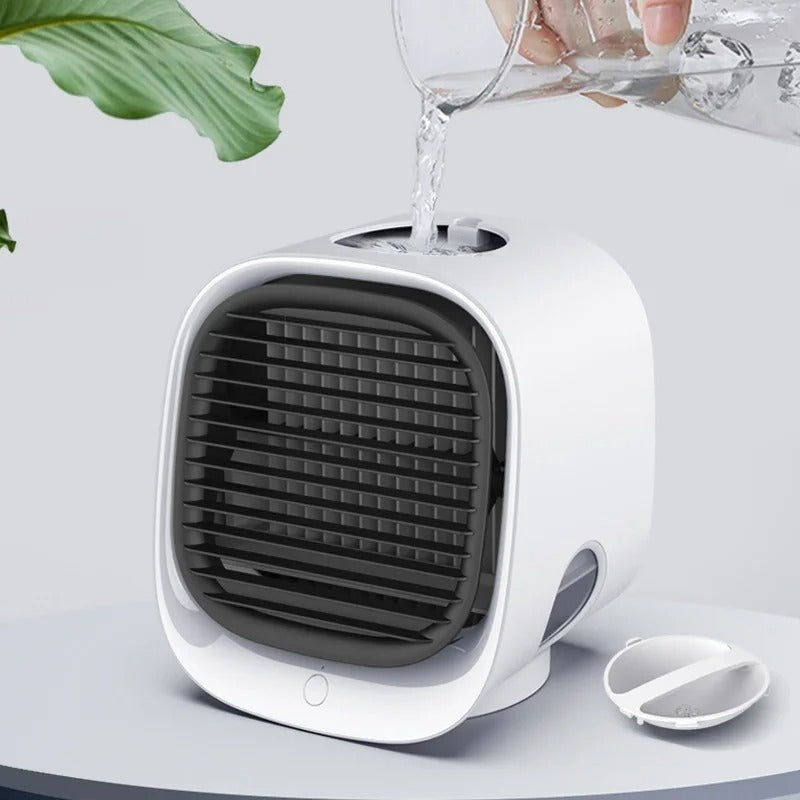 Raffrescatore d'aria e umidificatore compatto 2 in 1