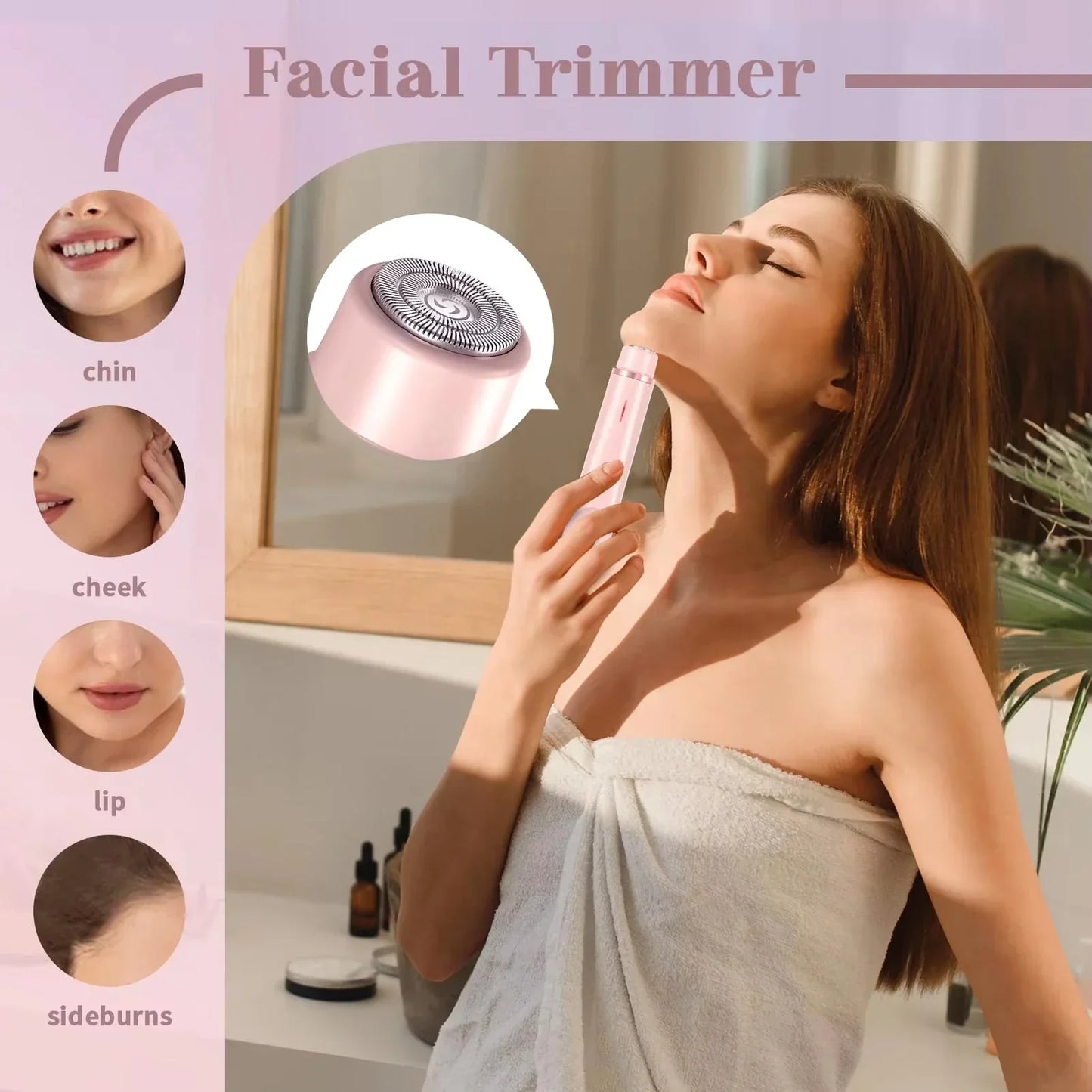 Rasoio Elettrico da Donna Impermeabile
