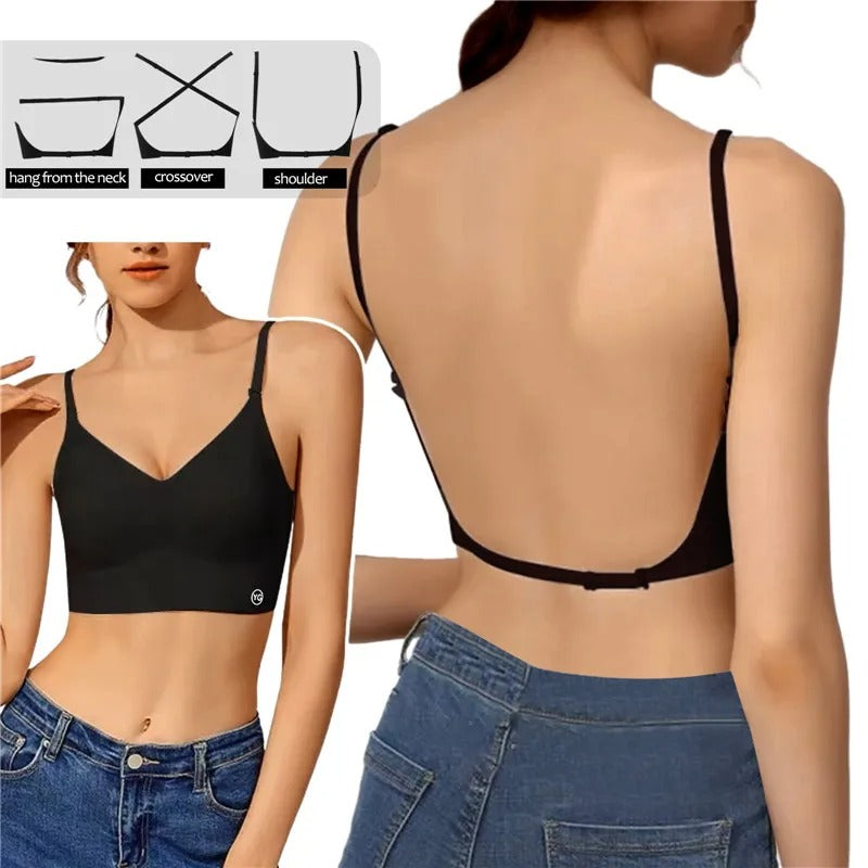 Reggiseno comodo con schiena scoperta