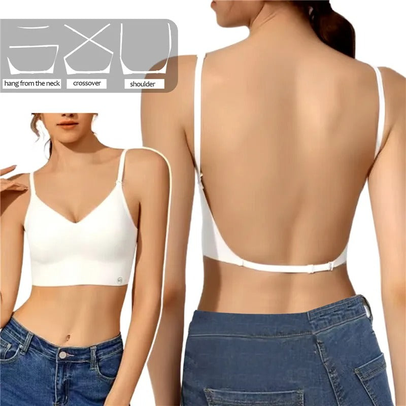 Reggiseno comodo con schiena scoperta