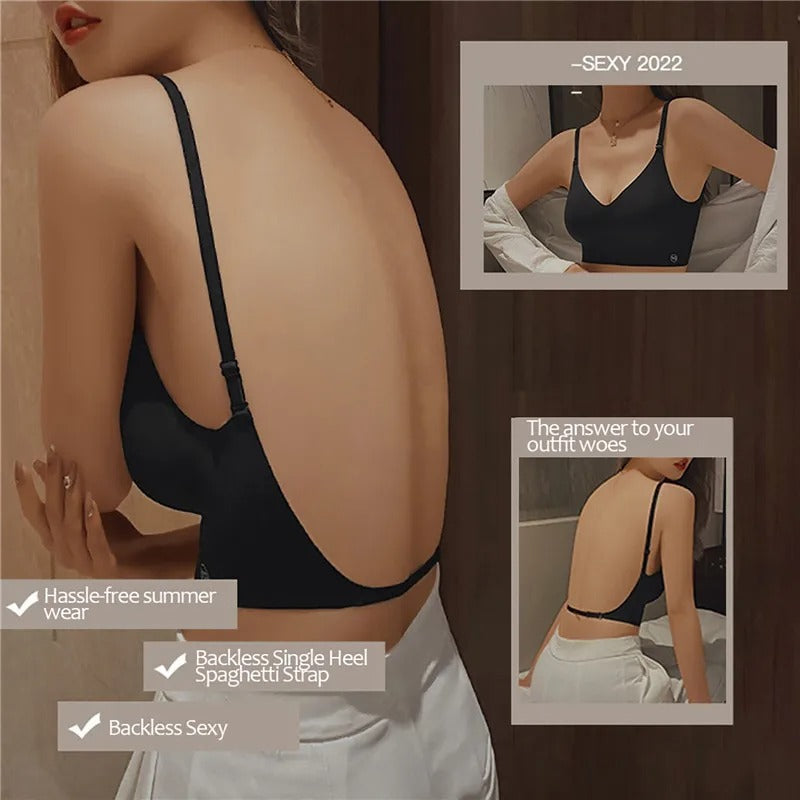 Reggiseno comodo con schiena scoperta