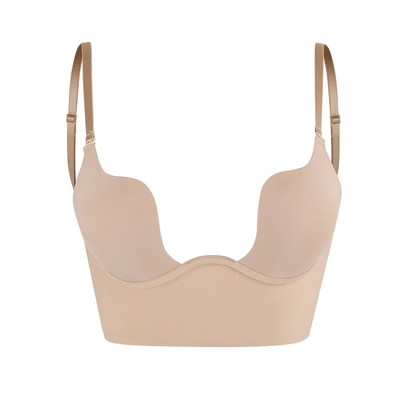 Reggiseno Elegante Senza Cuciture con Schiena Scoperta da Donna