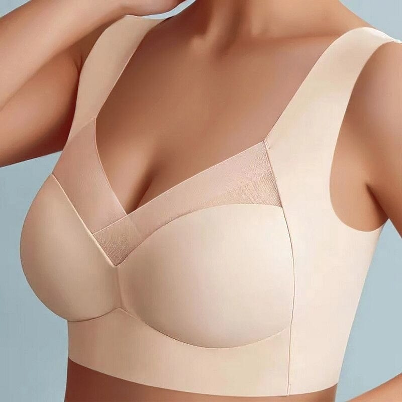Reggiseno Senza Ferretto | Reggiseno Senza Cuciture Confortevole | Sostegno Delicato Effetto Push-Up