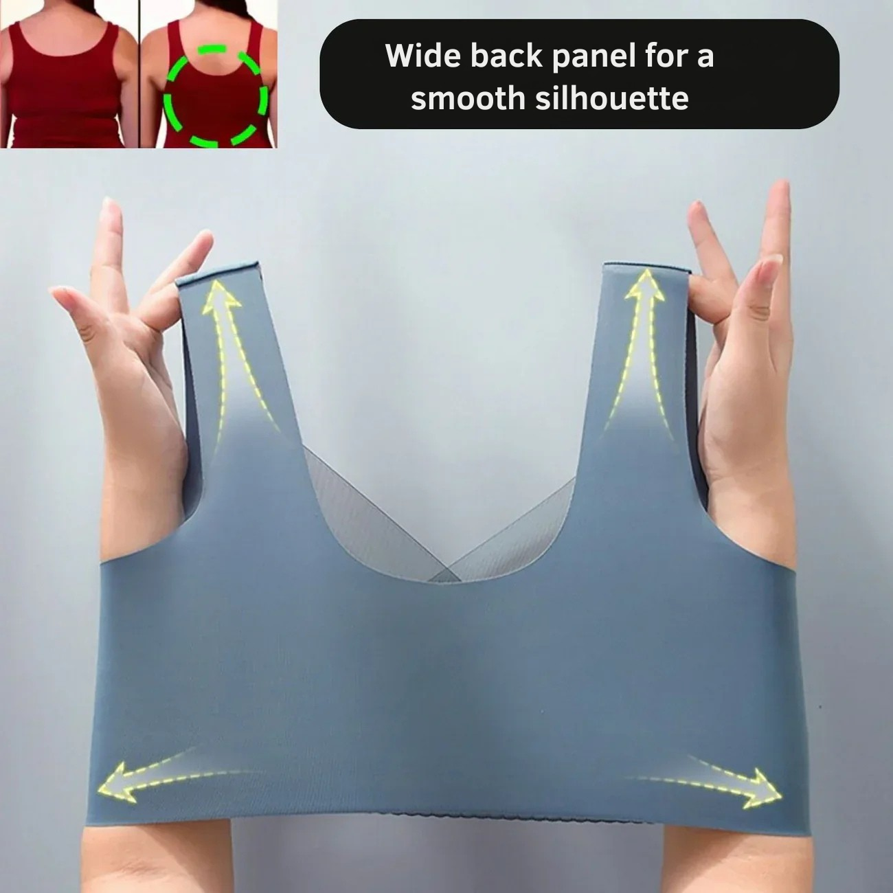 Reggiseno Senza Ferretto | Reggiseno Senza Cuciture Confortevole | Sostegno Delicato Effetto Push-Up