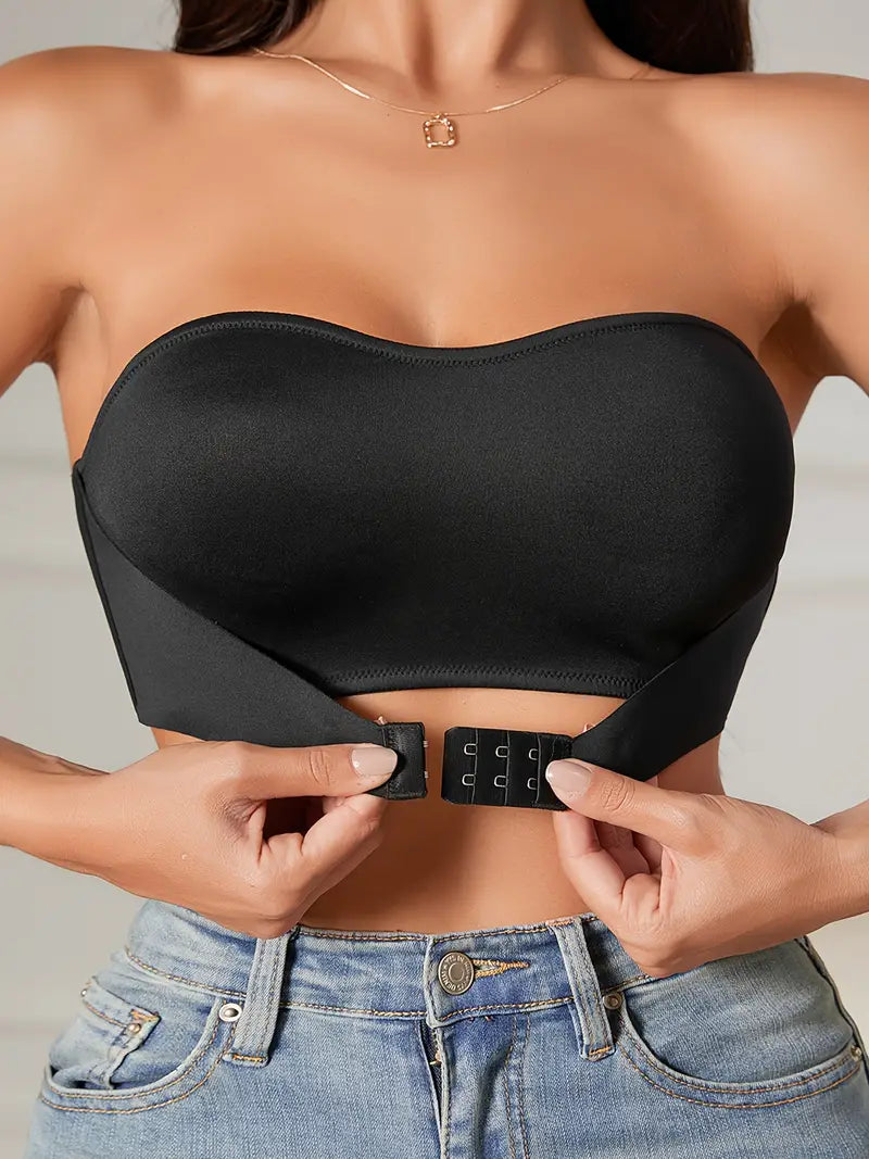 Reggiseno Strapless da Donna con Chiusura Frontale