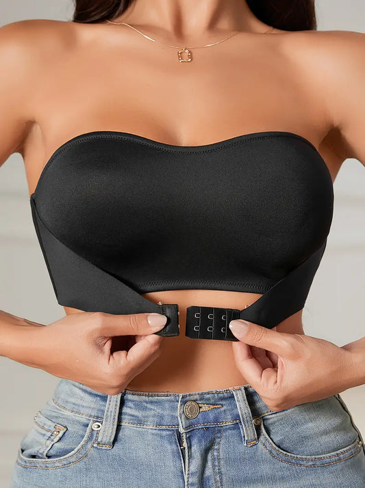Reggiseno Strapless da Donna con Chiusura Frontale