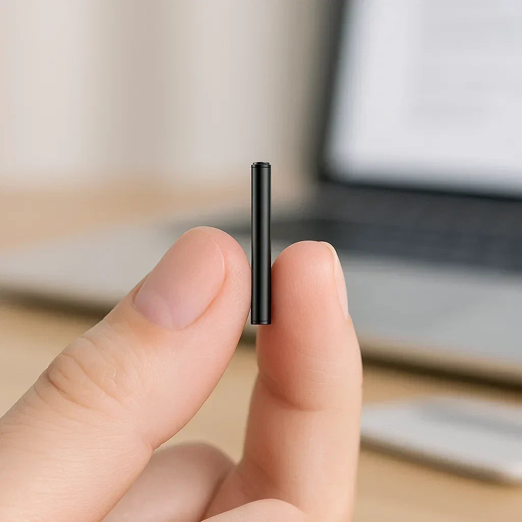 Registratore Vocale In Miniatura – Cattura Audio Piccola, Discreta e Potente | Perfetta per Registrazione Nascosta e Attivazione Vocale