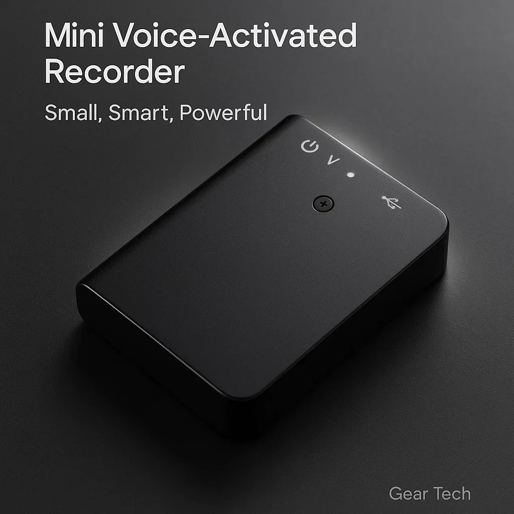 Registratore Vocale In Miniatura – Cattura Audio Piccola, Discreta e Potente | Perfetta per Registrazione Nascosta e Attivazione Vocale