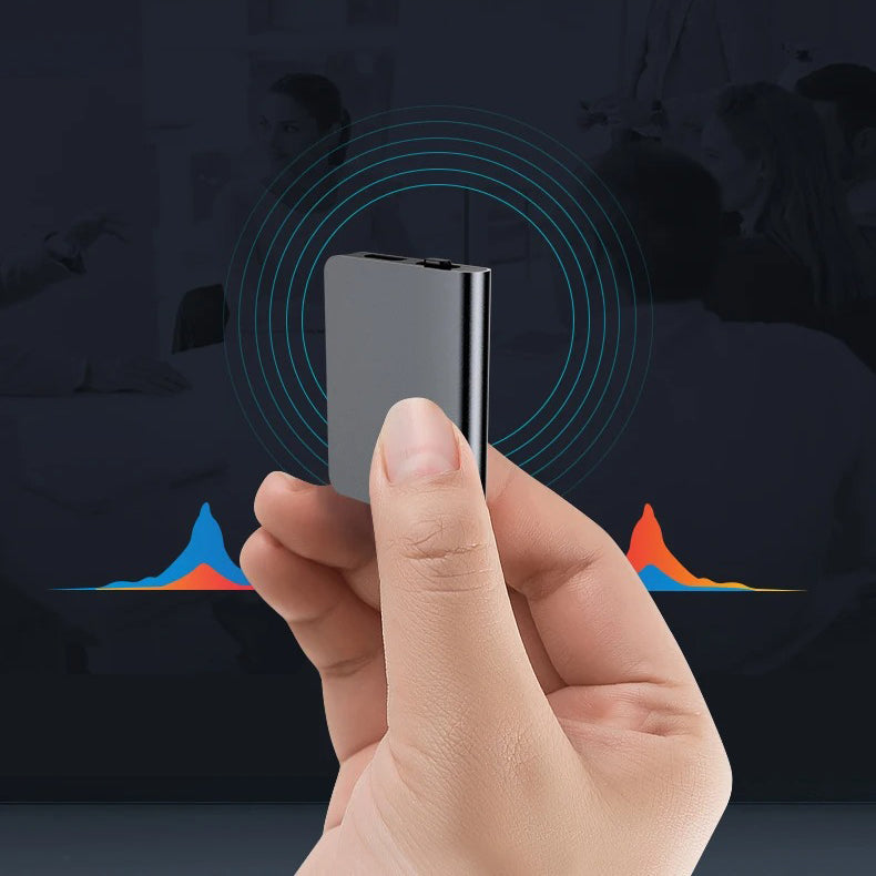 Registratore vocale micro sottile per registrazione audio discreta