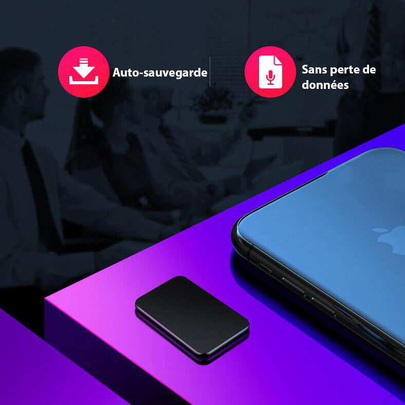 Registratore vocale micro sottile per registrazione audio discreta