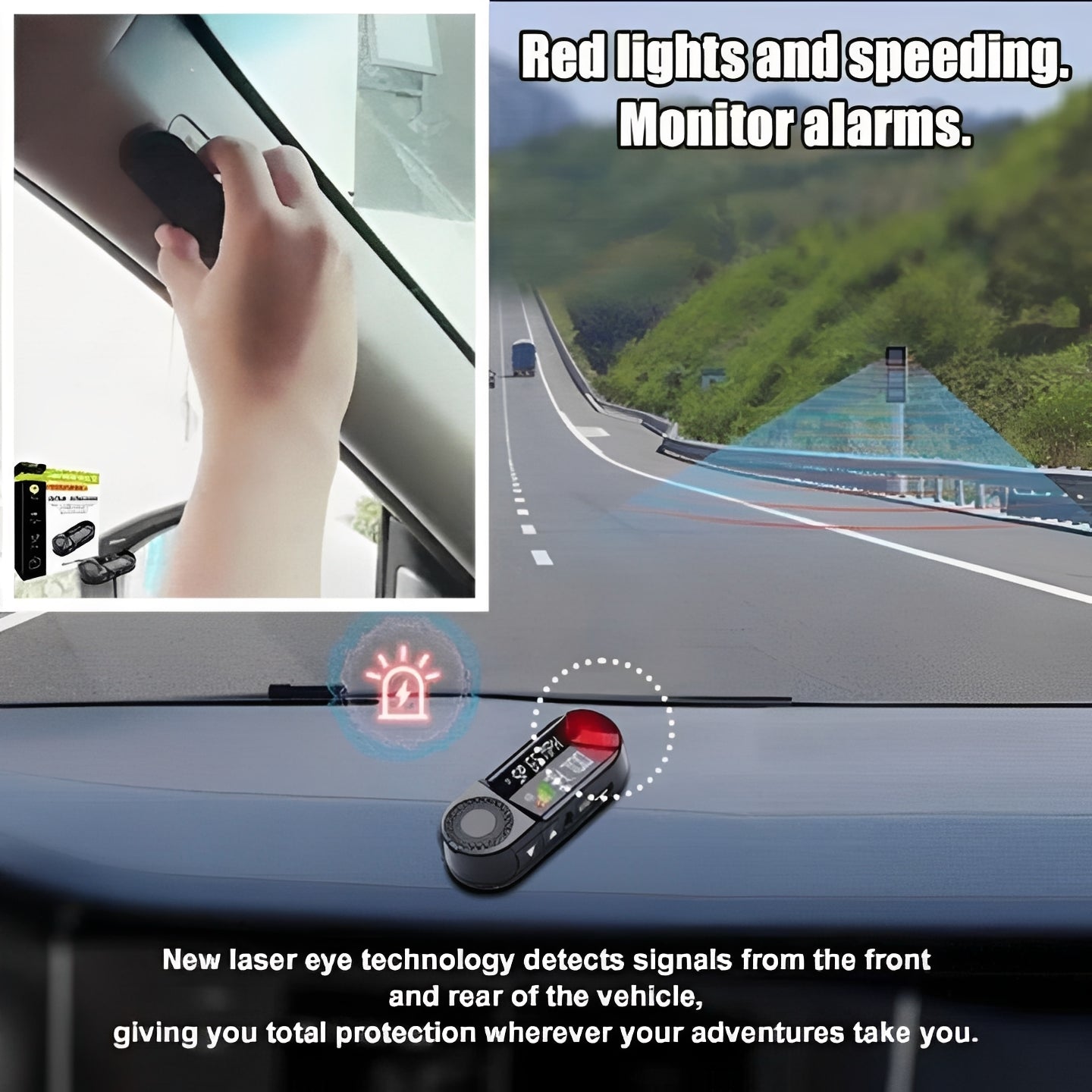 Rilevatore di radar per auto a lungo raggio