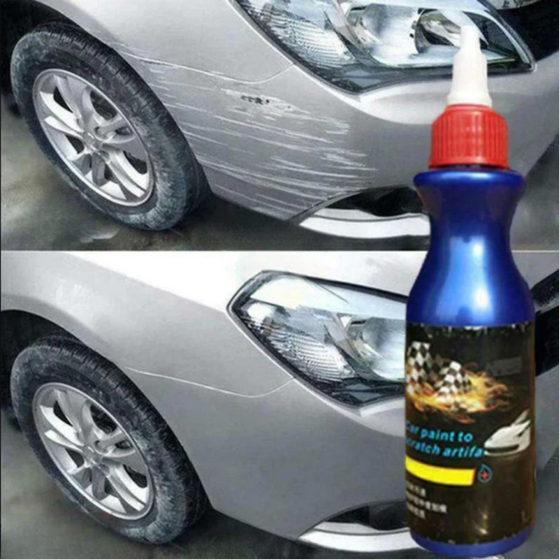 Rimuovi graffi per carrozzeria con spugna per lucidatura – formula non abrasiva per rimuovere facilmente i graffi dalla vernice dell'auto