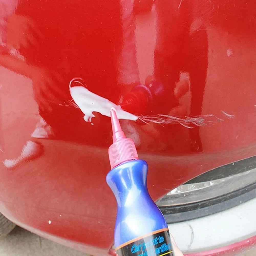 Rimuovi graffi per carrozzeria con spugna per lucidatura – formula non abrasiva per rimuovere facilmente i graffi dalla vernice dell'auto