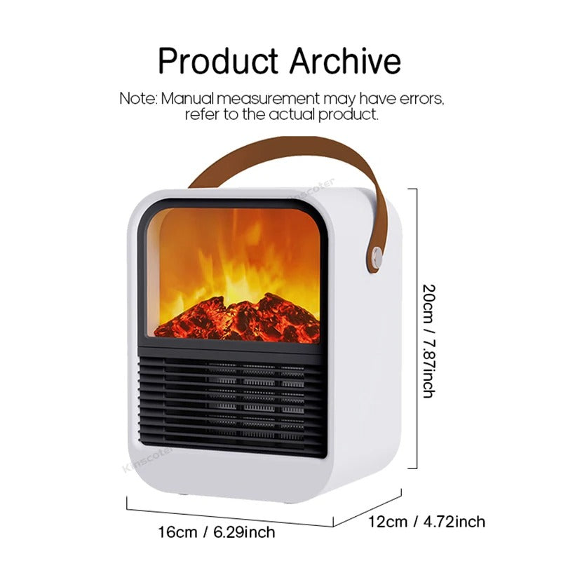 Riscaldatore elettrico portatile per un calore istantaneo in qualsiasi stanza