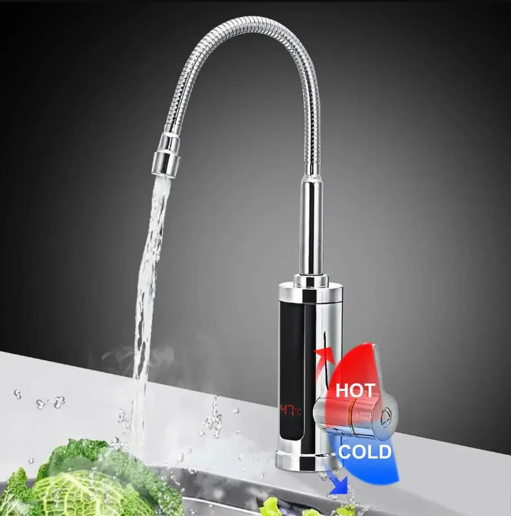 Rubinetto elettrico per acqua calda da 3000W - Acqua calda istantanea | Da cucina