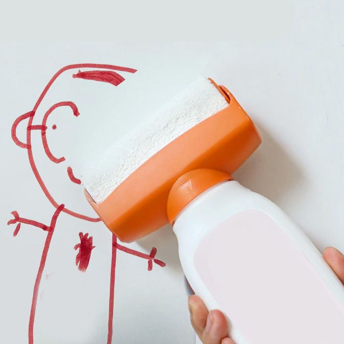 Rullo Magico per Riparazione Pareti 2 in 1 – Copertura Immediata di Graffi e Macchie con Vernice Integrata